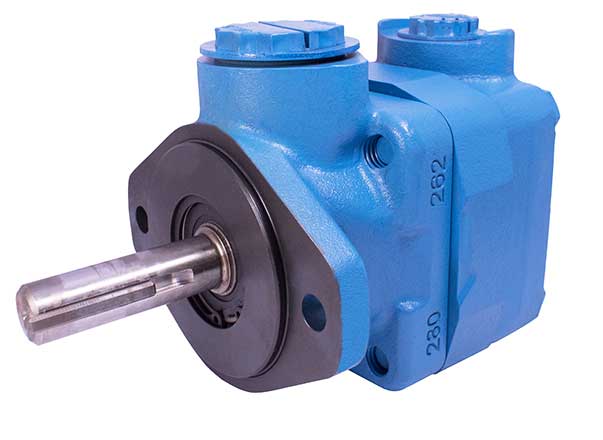 Vickers V10/V20 Series pumps are available with both single and double vanes